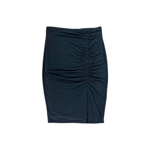 Express Dresses & Skirts - Express Dark‎ Grey Modal Stretch Pencil Skirt Elastic Waist Size Medium